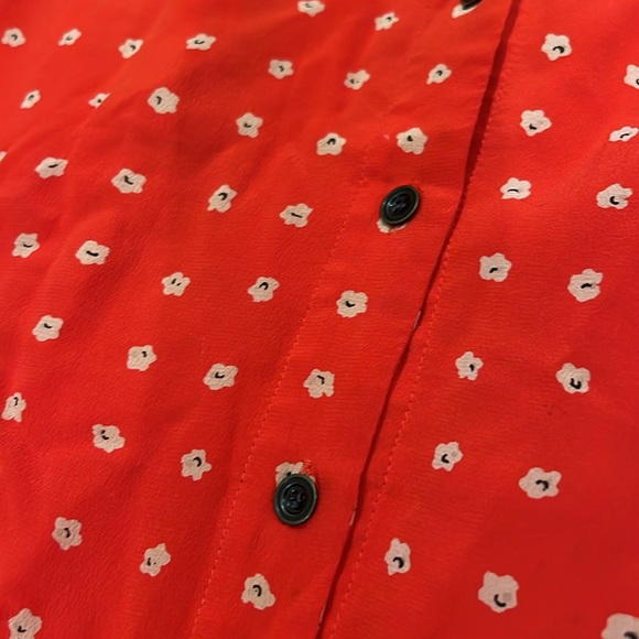 Madewell Silk Flower Dress - Picture 4 of 6